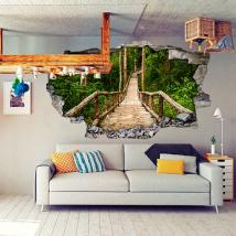 Nature d’escalier de vinyle 3D