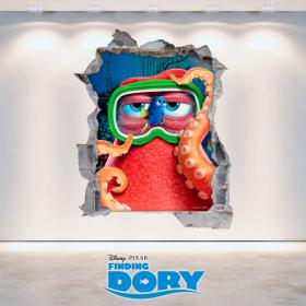 Vinyl mural Disney 3D Dory vous cherchez le trou