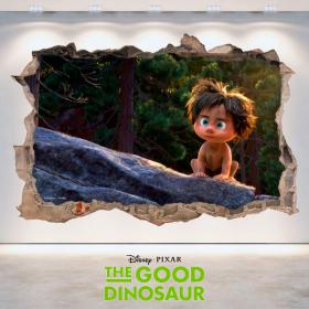 Mur de trou de vinyle 3D Disney The Dinosaur bon