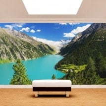 Photos murales Zillertal lac Autriche