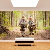 Peintures murales photo enfants Scouts