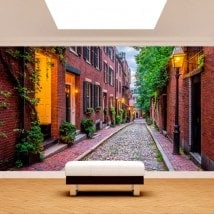 Peintures murales photo rues de Boston