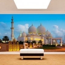 Photo mur murales vinyle mosquée Sheikh Zayed