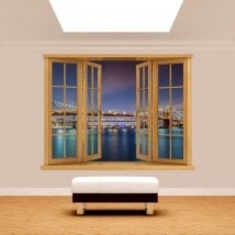 Pont 3D Windows de Brooklyn New York