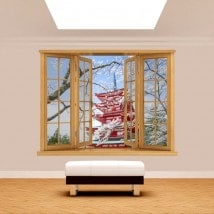 Windows 3D pagode Japon