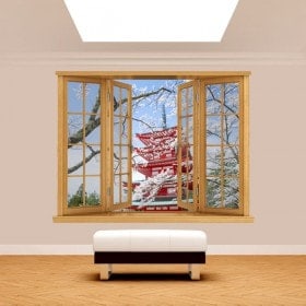 Windows 3D pagode Japon