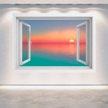 Couleurs du coucher du soleil 3D Windows