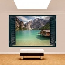 Windows 3D lac Braies Italie