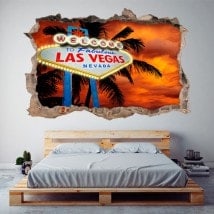 Poster 3D de vinyle Las Vegas