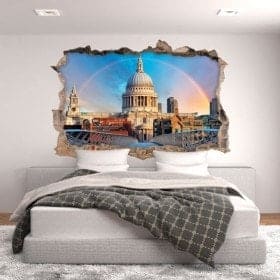 Vinyle Rainbow 3D Londres