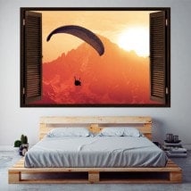 Montagnes de parapente 3D Windows