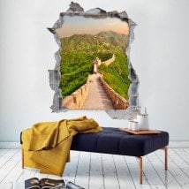Vinyl 3D grande muraille de Chine