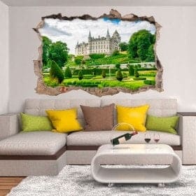 Vinyl 3D Ch&acirc;teau de Dunrobin Ecosse