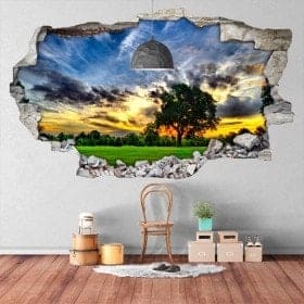 Arbre 3D de vinyle dans le domaine