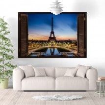 Vinyl Windows Paris Tour Eiffel
