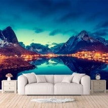 Photos murales, îles de la Reine de Norvège