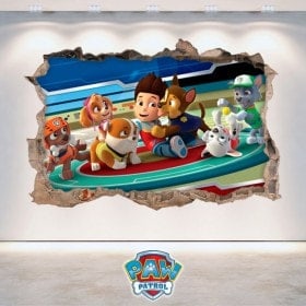Chien de patrouille vinyl 3D