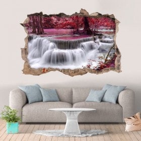 Les chutes d’eau 3D de vinyle Thaïlande