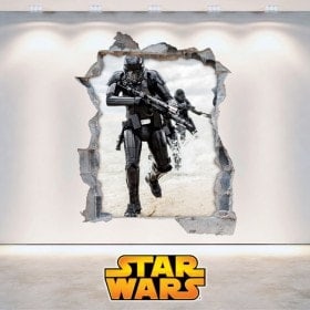Stickers muraux Star Wars 3D