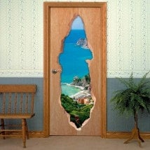 Vinyle portes 3D Monterosso al Mare