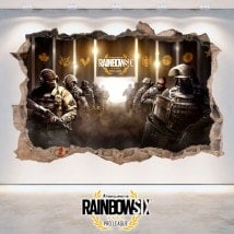 Rainbow Six de siège Pro League de vinyle 3D Tom Clancy