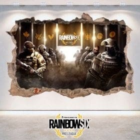 Rainbow Six de si&egrave;ge Pro League de vinyle 3D Tom Clancy