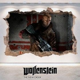 Wolfenstein 3D d&eacute;coratif vinyl nouvel ordre