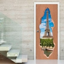 Tour de portes pour vinyle Eiffel Paris 3D