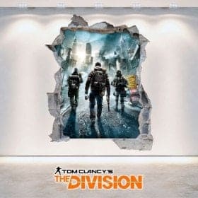 La Division de d&eacute;coratif vinyl 3D Tom Clancy