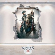 Vinyle et autocollants 3D Assassin Creed 3