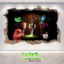 Autocollants et vynils de Luigi Mansion Dark Moon
