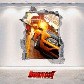 Vinyle jeux vid&eacute;o 3D de Burnout Revenge