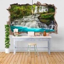 Chutes d’eau décoratifs vinyl 3D nature