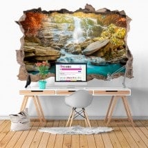 Chutes d’eau décoratifs vinyl 3D