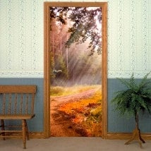 Portes Vinyls Sunbeams la nature