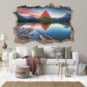 Vinyle 3D Sunset Lake Swift Current Canada