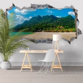 3D vinyls panoramique &icirc;le Langkawi Malaisie