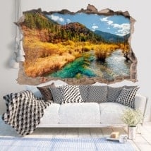 Autocollants 3D nature