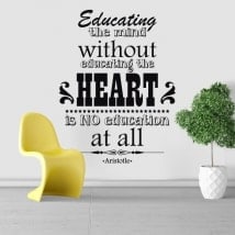 Autocollants phrases de motivation Aristote