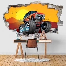Autocollants 3D Bigfoot