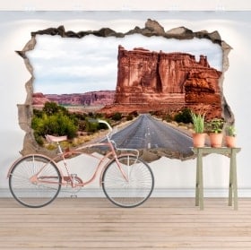 Autocollants muraux 3D parc national des arches