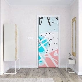 D&eacute;calques portes couleurs tropicales