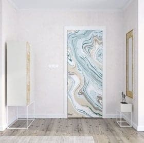 Vinyle pour portes couleurs de marbre