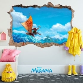 Vinyle pour enfants Disney Moana 3D