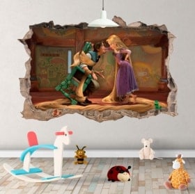 Vinyle pour enfants Tangled Raiponce Disney 3D