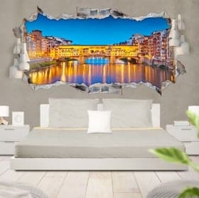 Vinyle 3D panoramique Florence Italie