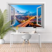 Fenêtre vinyle Spree Tour Fernsehturm Berlin 3D