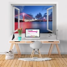Vinyle décoratif pont Yavuz Sultan Selim 3D