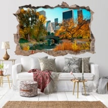 Vinyle Central Park New York 3D