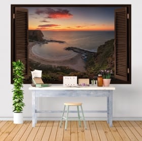 Vinyle décoratif aube Bolata Bay Bulgarie 3D